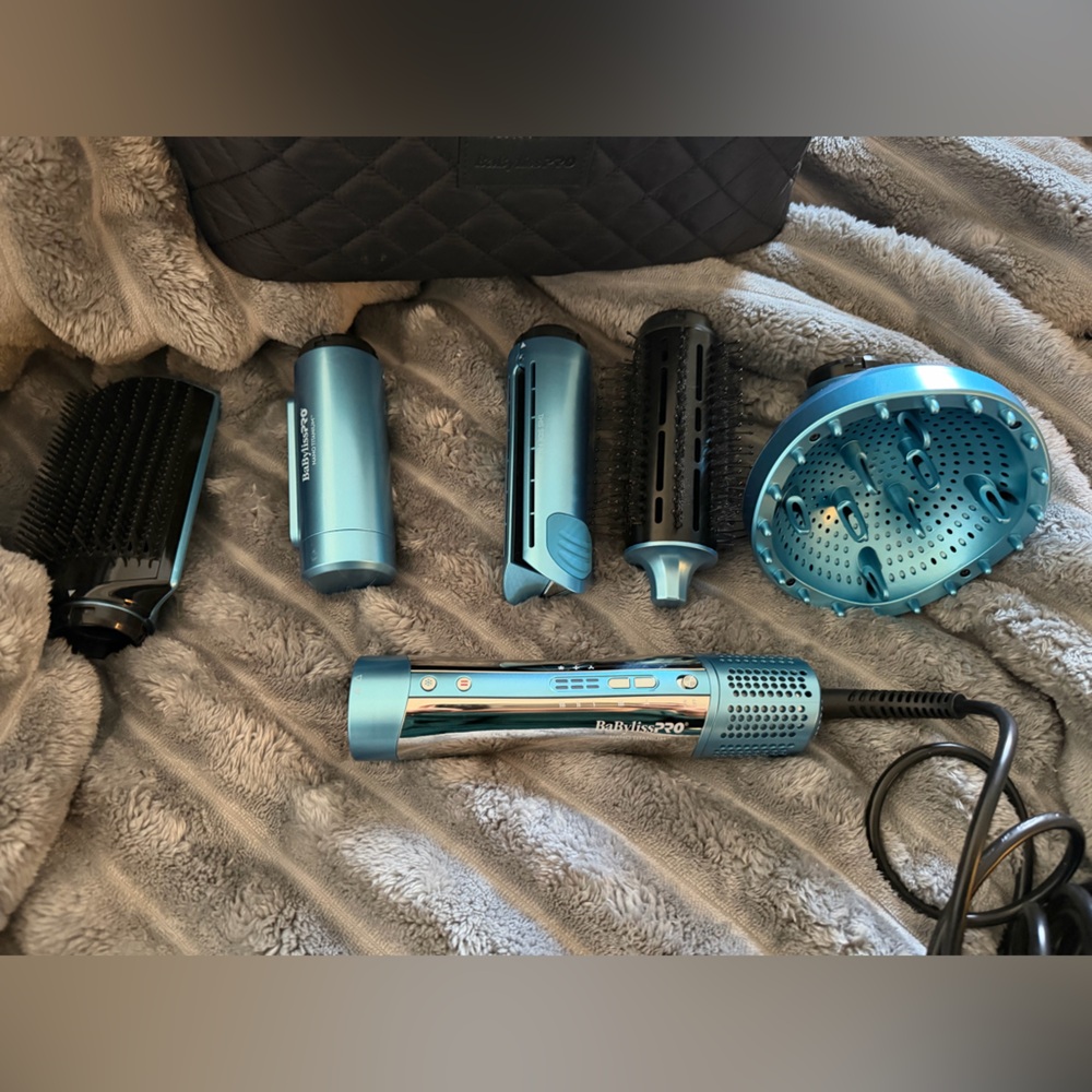 BaByliss Pro Blue Hair Styling Tool Kit